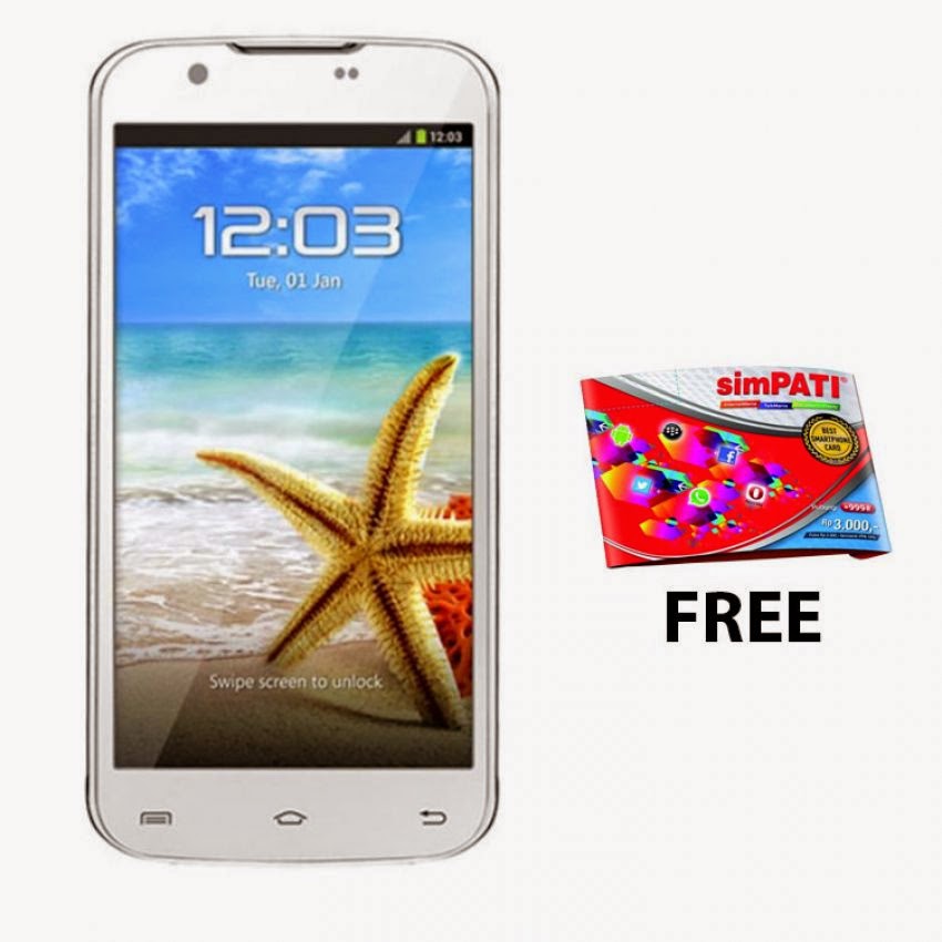 Harga ADVAN S5J - White + FREE PAKET DATA SIMPATI Harga ADVAN S5J - White + FREE PAKET DATA SIMPATI