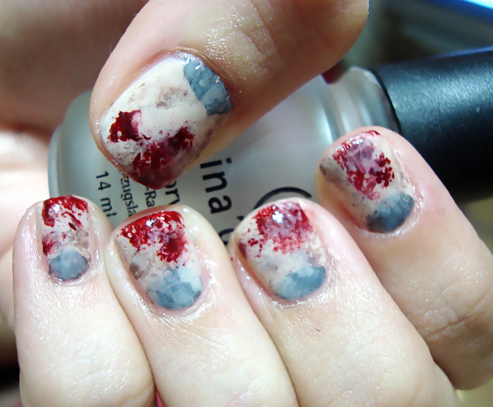 2. "Zombie nail art designs" - wide 5