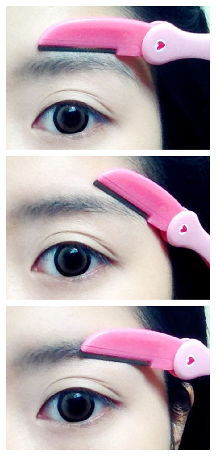 dollpearls ♡ Etude house flamingo eyebrow razors