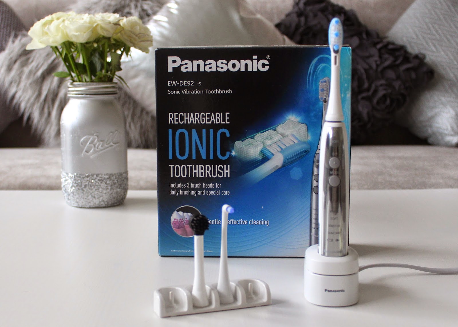 Panasonic EWDE92 sonic vibration rechargeable toothbrush review