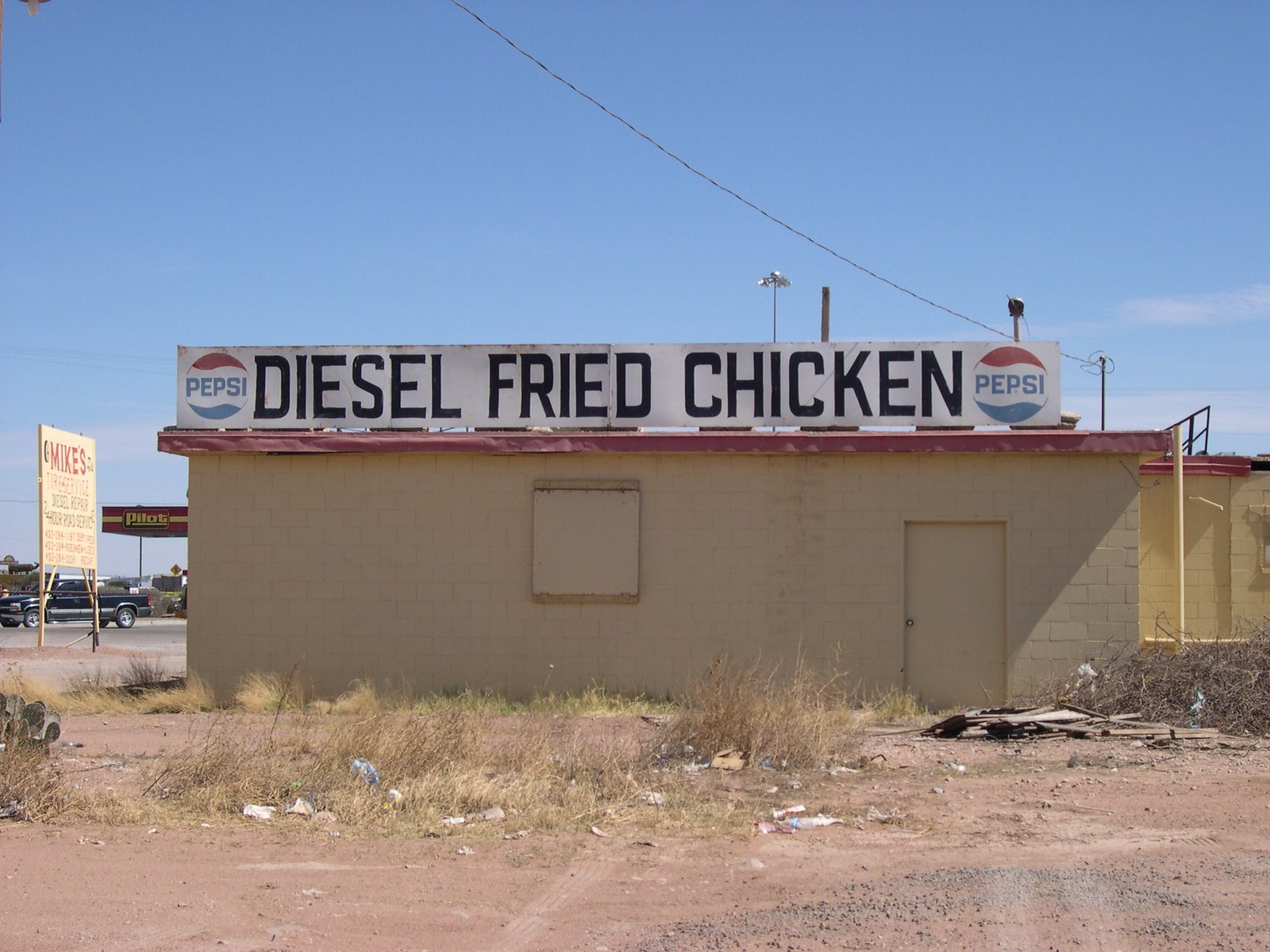Texas Mountain Trail Daily Photo Diesel Fried Chicken