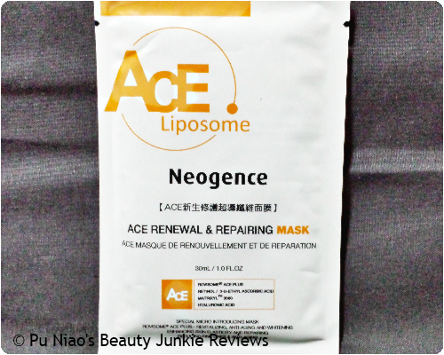 Ace Liposome Neogence Ace Renewal and Repairing Mask Ace Liposome Neogence Ace Renewal and Repairing Mask