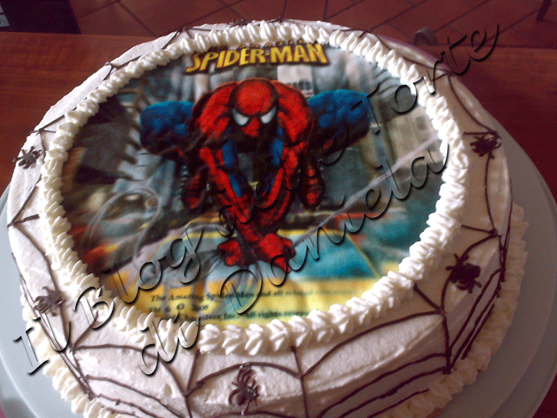 il blog delle torte: Torta spiderman