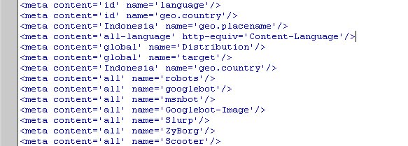 Cara Membuat Meta Tag Blogspot
