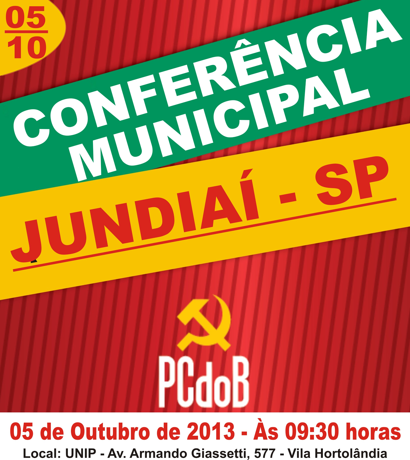 Conferência Municipal PCdoB Jundiaí