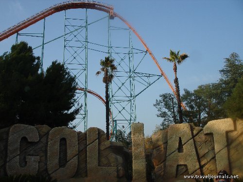 six flags magic mountain park map 2011. magic mountain rides 2011.