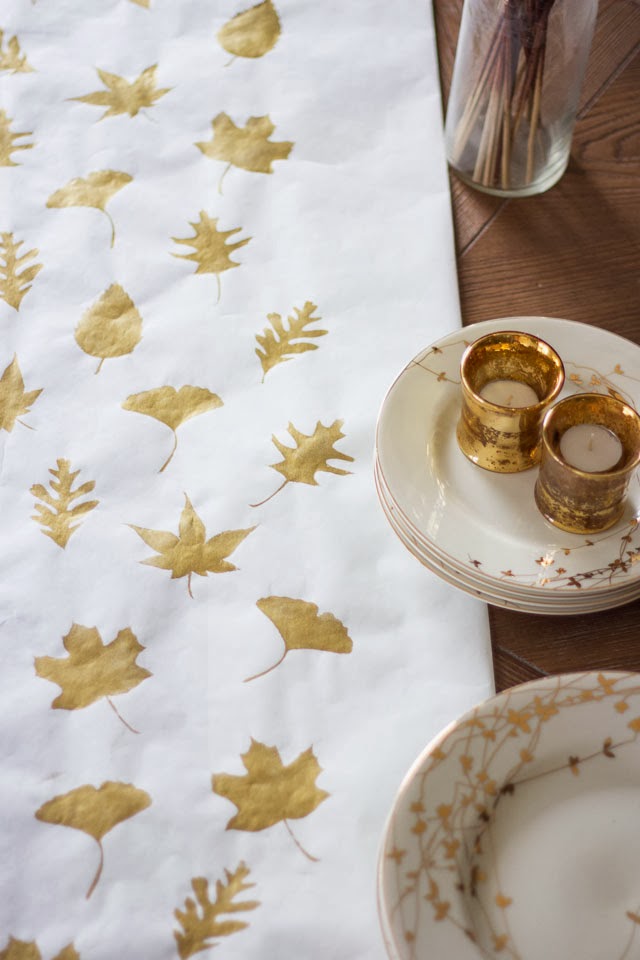 Thanksgiving-Table-Decorations DIY-Table-Runner