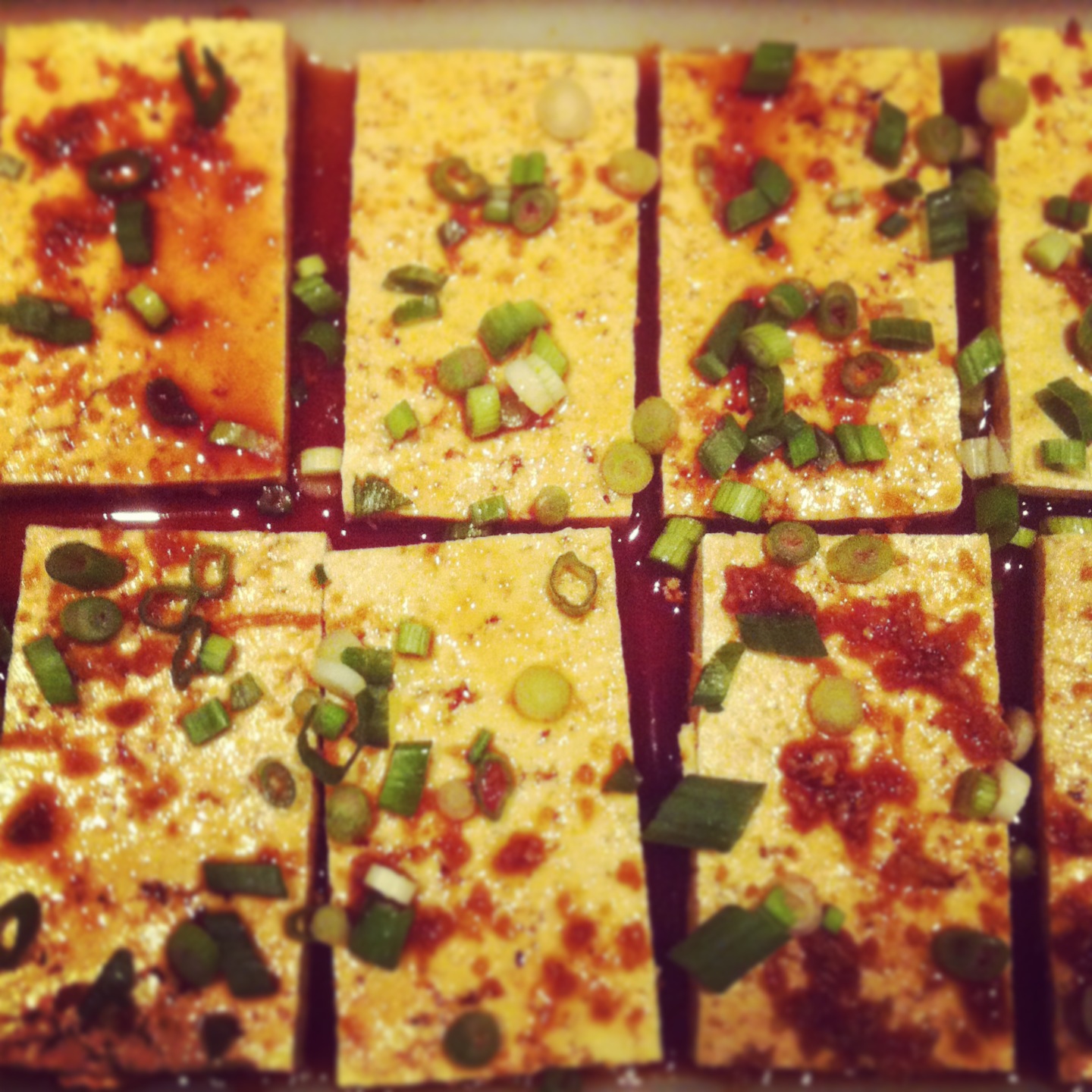 Palate & pantry Baked Tofu with TamariGingerScallion Marinade