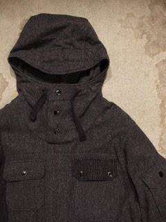 FWK by Engineered Garments "Over Parka in Dk.Grey Block HB"