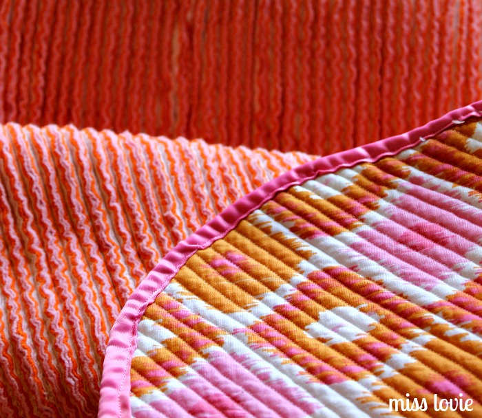 Miss Lovie Faux Chenille Baby Blanket