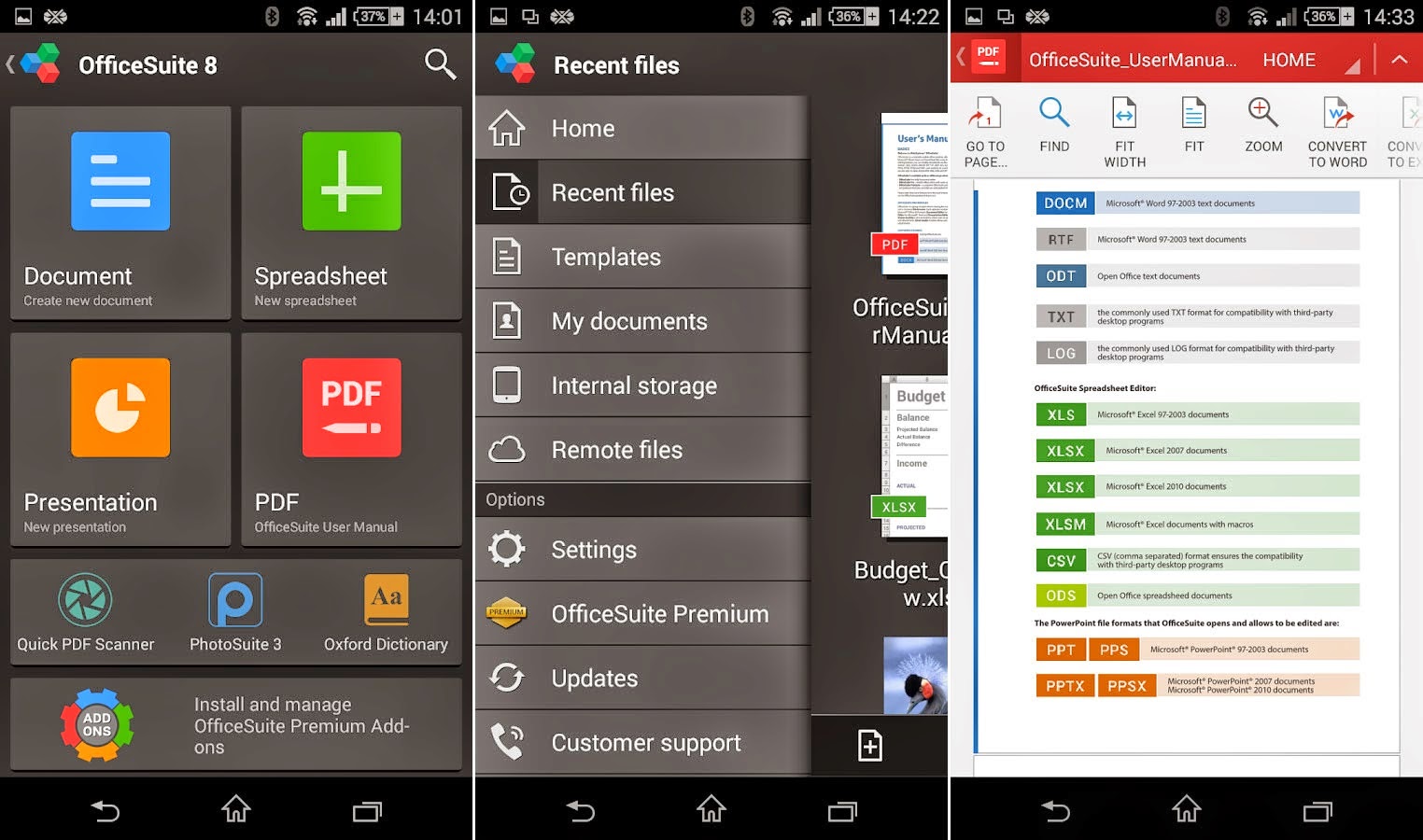 officesuite pro 7 for android