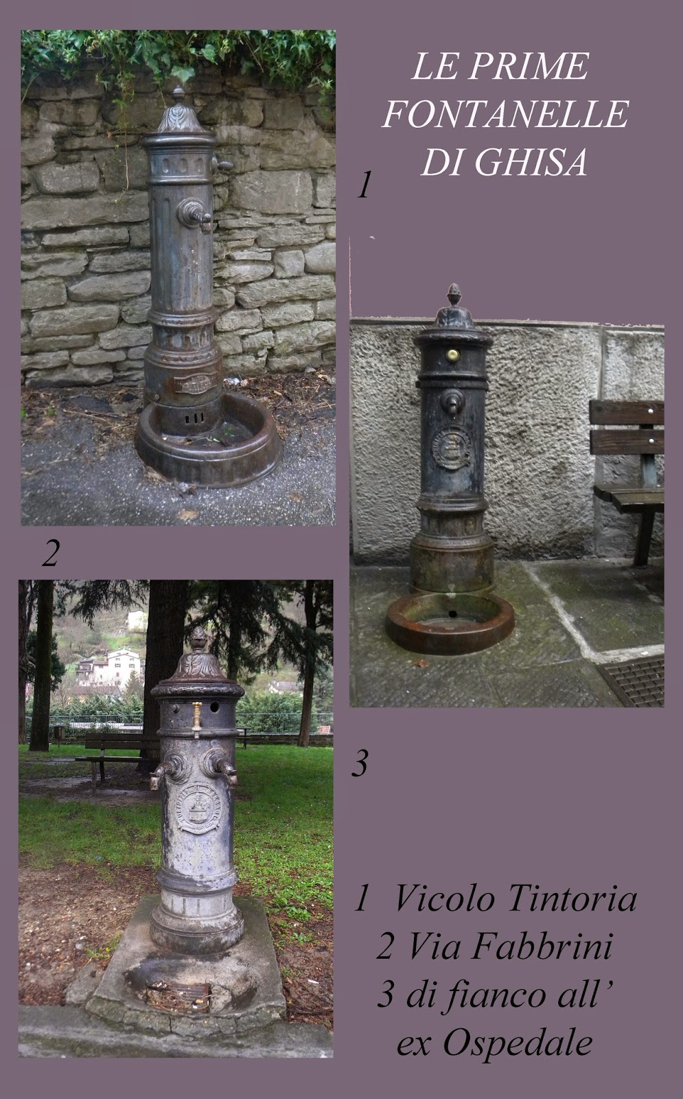 Il blog della biblioteca di marradi: 1894 l'acquedotto degli allocchi Vasca fontana