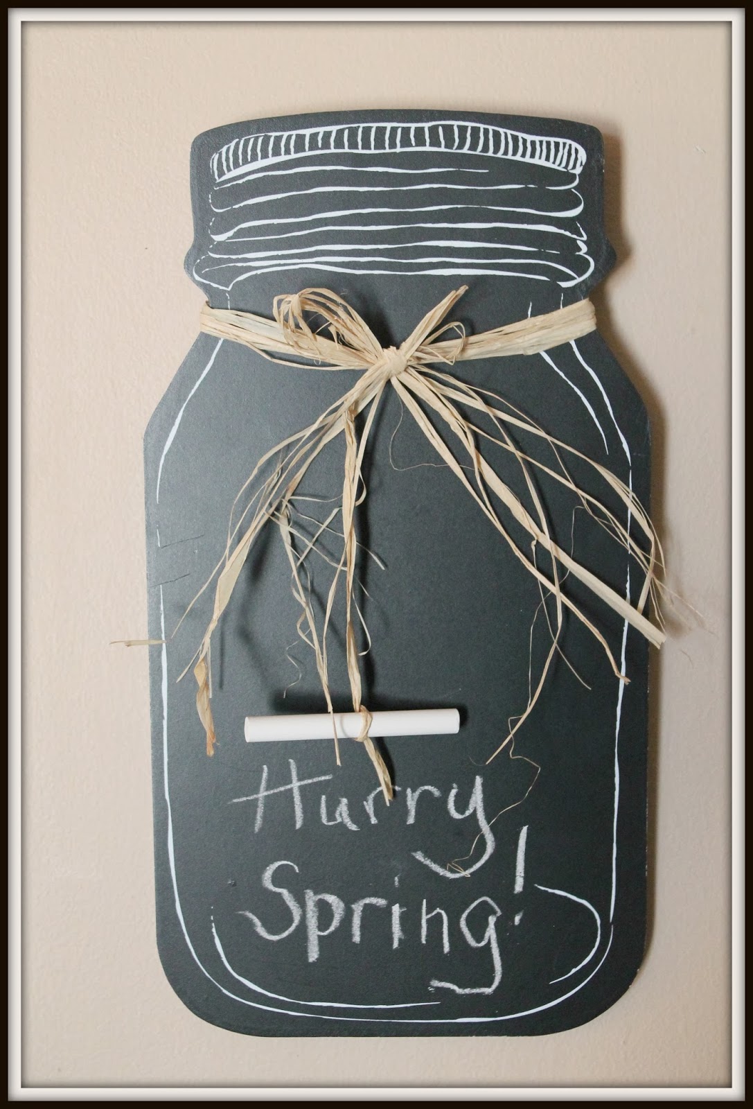 20 North Ora Mason Jar Chalkboard