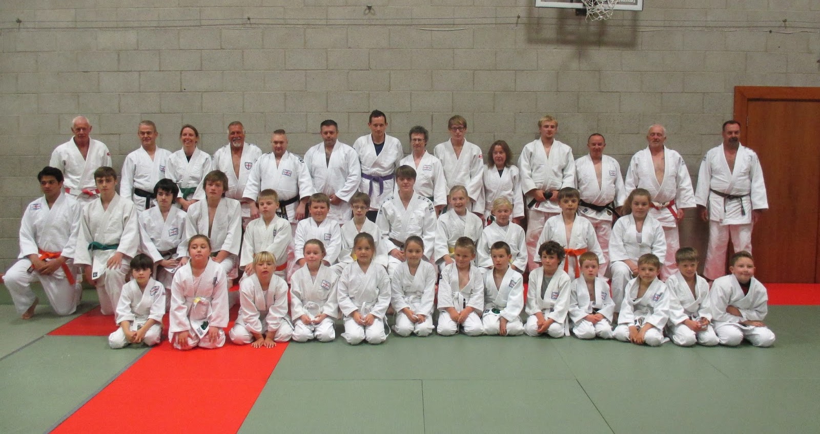 Bushido Judo Kwai All England Judo Federation members and instructors