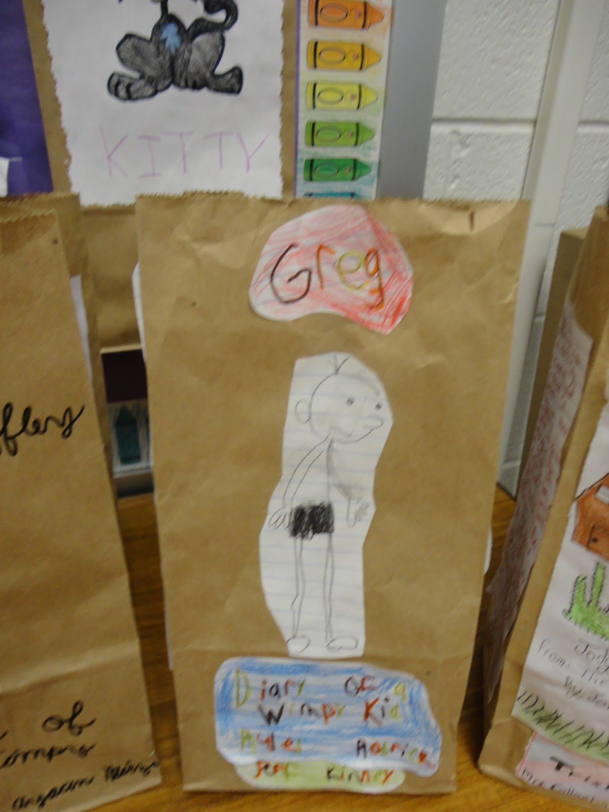 Mrs. Callaghan's Classroom Paper Bag Character Study