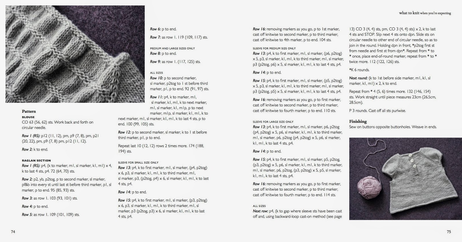 What To Knit When You're Expecting Errata