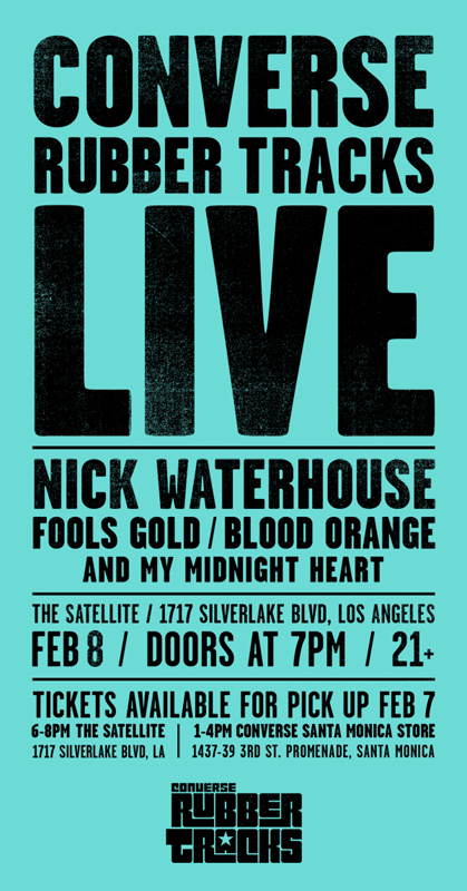 flyer goodness show posters from converse rubber tracks live the rise of clubb rubb where to get flyers
