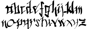 Lowercase Calligraphy