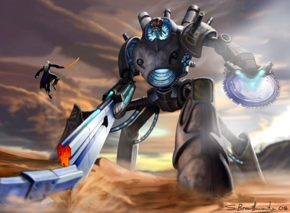 Fantasia e ficção científica nas ilustrações de Shane Braithwaite Shane Braithwaite deviantart ilustrações fantasia ficção