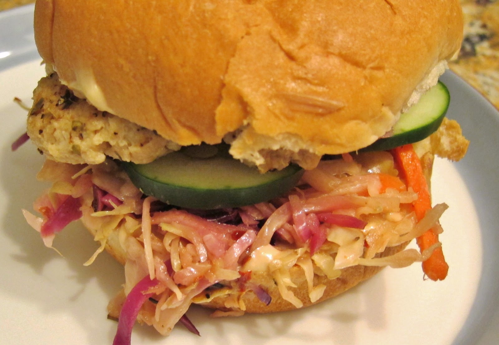 The Vegan Chronicle Spicy Pork and Sauerkraut Sandwiches