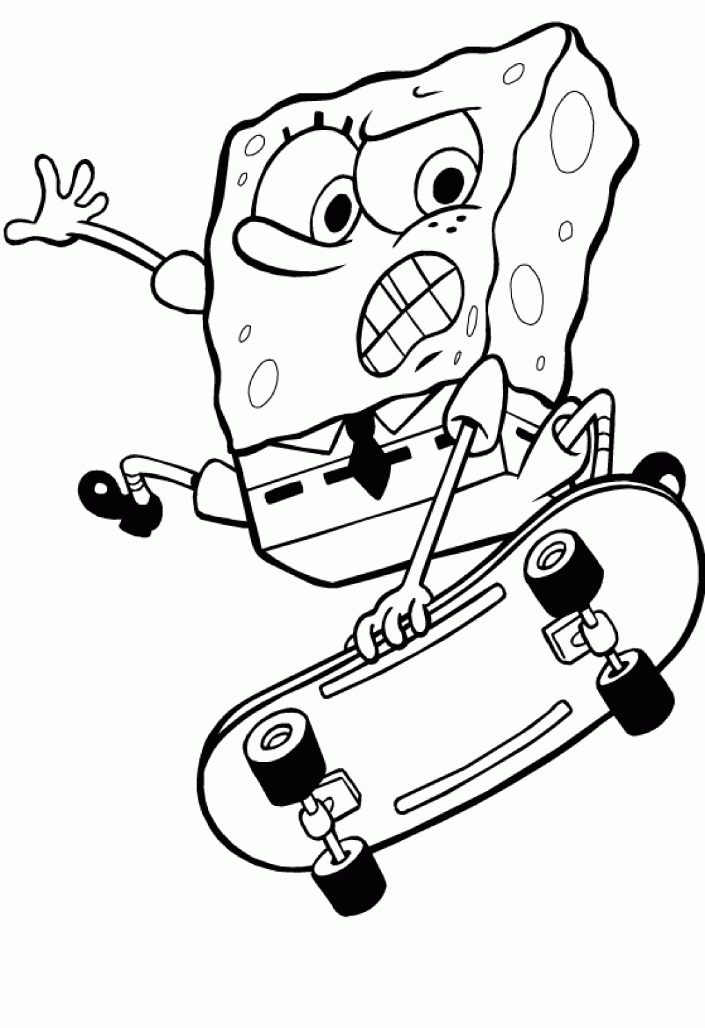 spongebob printable coloring pages free spongebob printable coloring pages free