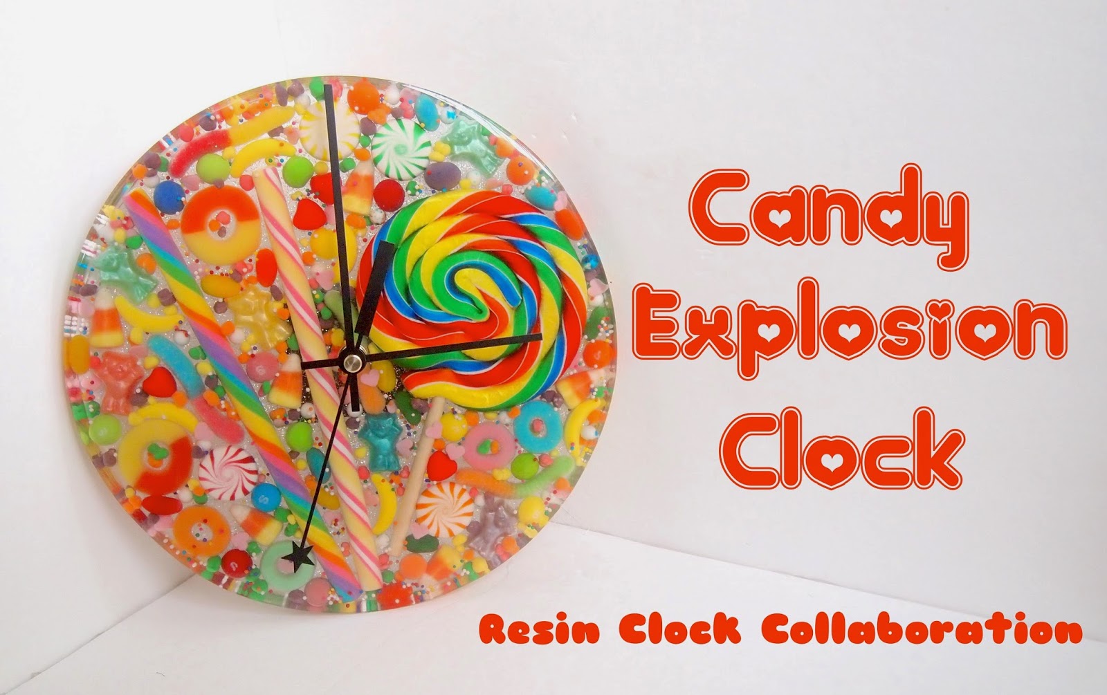 Craft Klatch ® Wood and Resin Wall Clock DIY Home Decor