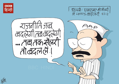 arvind kejriwal cartoon, aam aadmi party cartoon, cartoons on politics, indian political cartoon