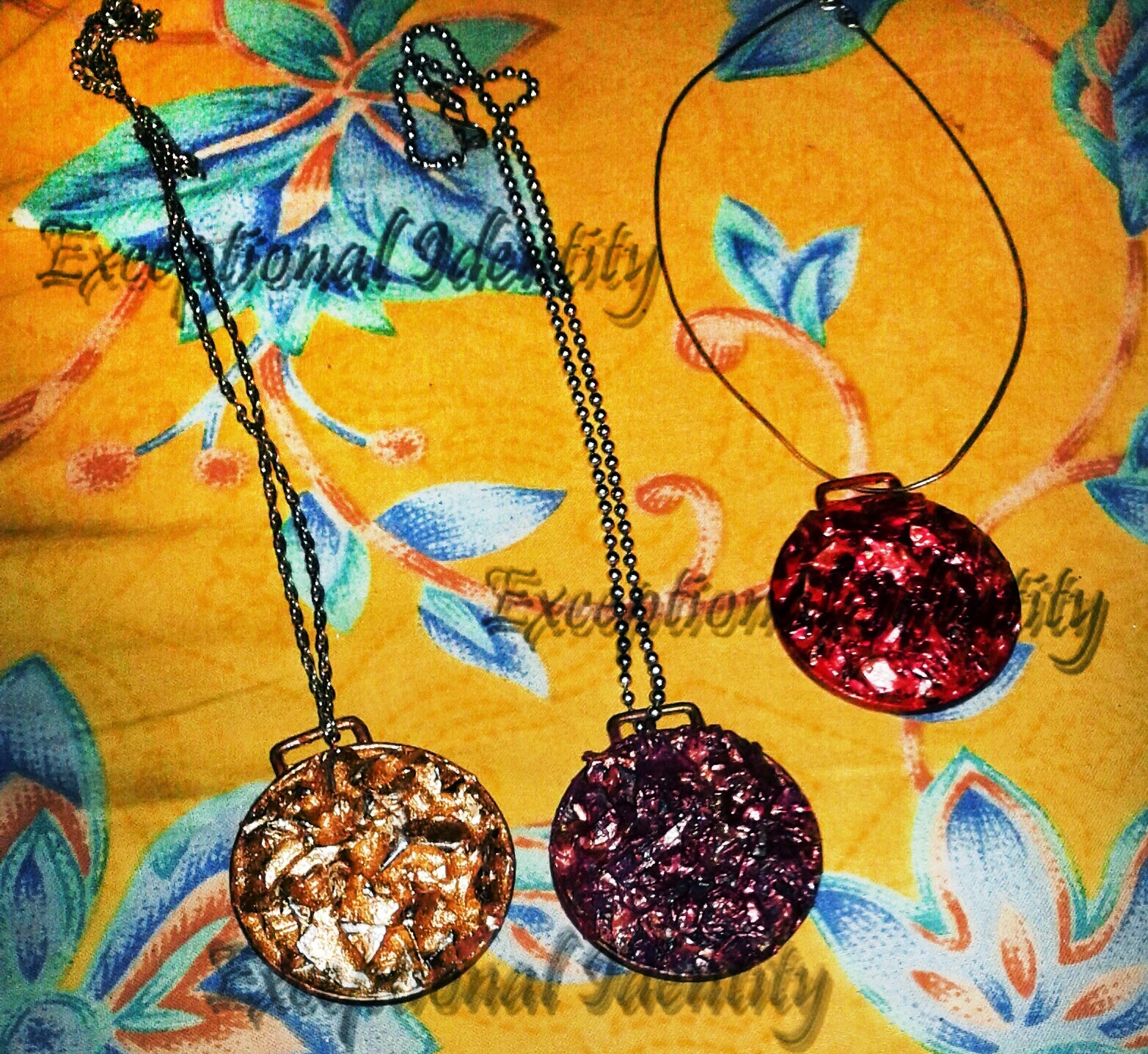 Exceptional Identity Pendants made out of old medals