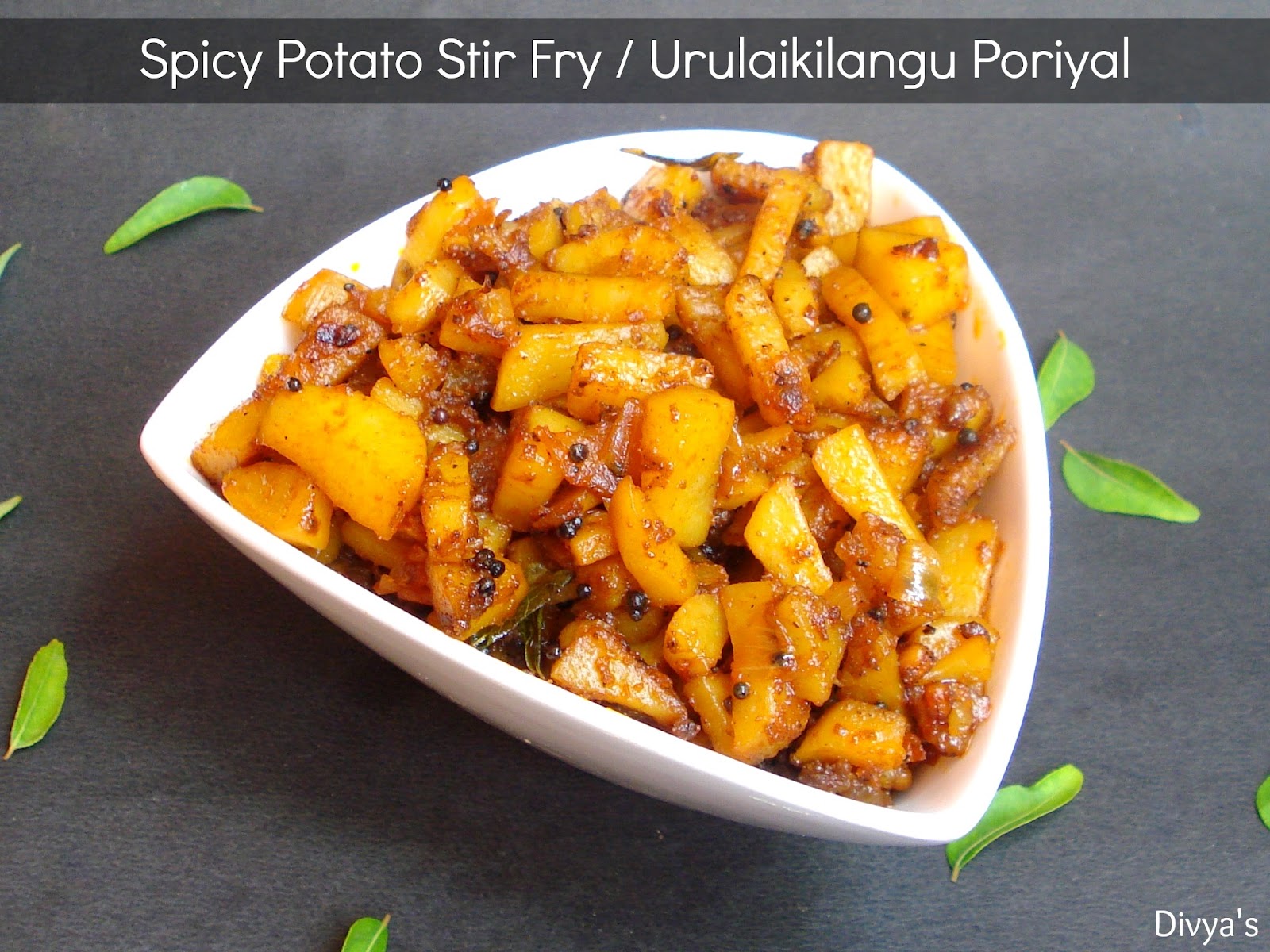 Spicy Potato Stir Fry / Urulaikilangu Poriyal You Too Can Cook