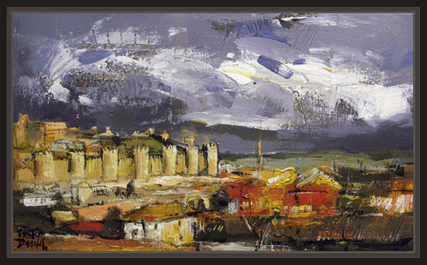 AVILA-MURALLAS-HISTORIA-PAISAJES-CUADROS-PINTURA-PINTOR-ERNEST DESCALS-- AVILA-MURALLAS-HISTORIA-PAISAJES-CUADROS-PINTURA-PINTOR-ERNEST DESCALS--