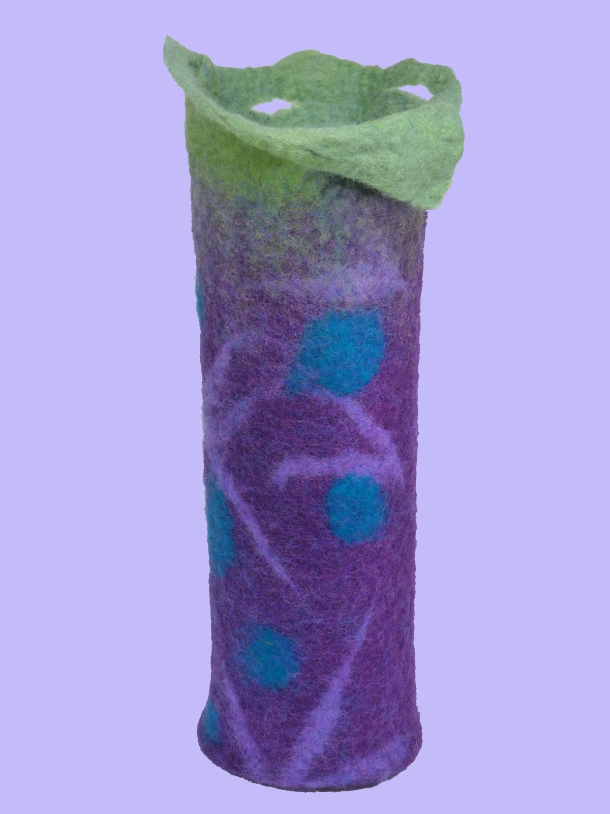 Lisa's Felted Art ***Felted Vase***