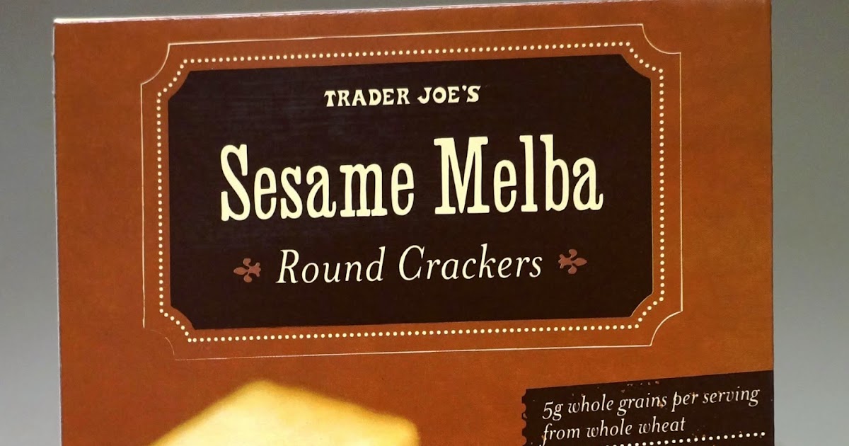 Exploring Trader Joe's Trader Joe's Sesame Melba Round Crackers