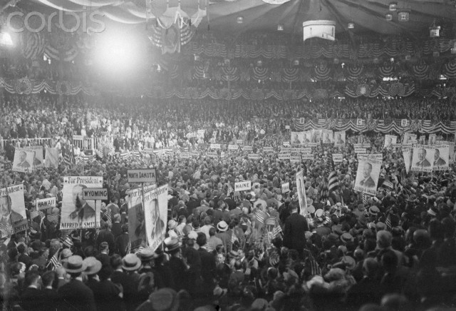 New York History Geschichte Democratic Convention 1924