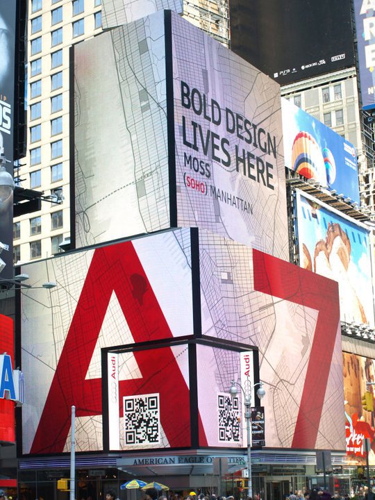 Video: Audi A7 "Bold Design" Times Square Billboard ...
