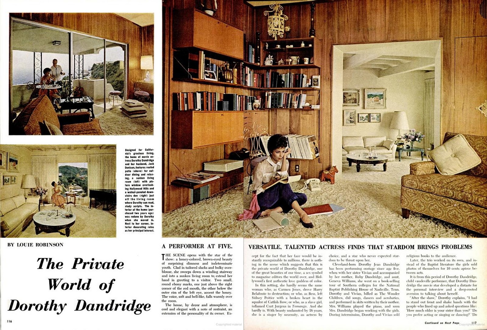 Dorothy Dandridge, Angel Face Articles