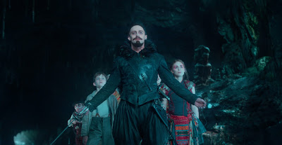 Rooney Mara, Hugh Jackman and Levi Miller in Pan