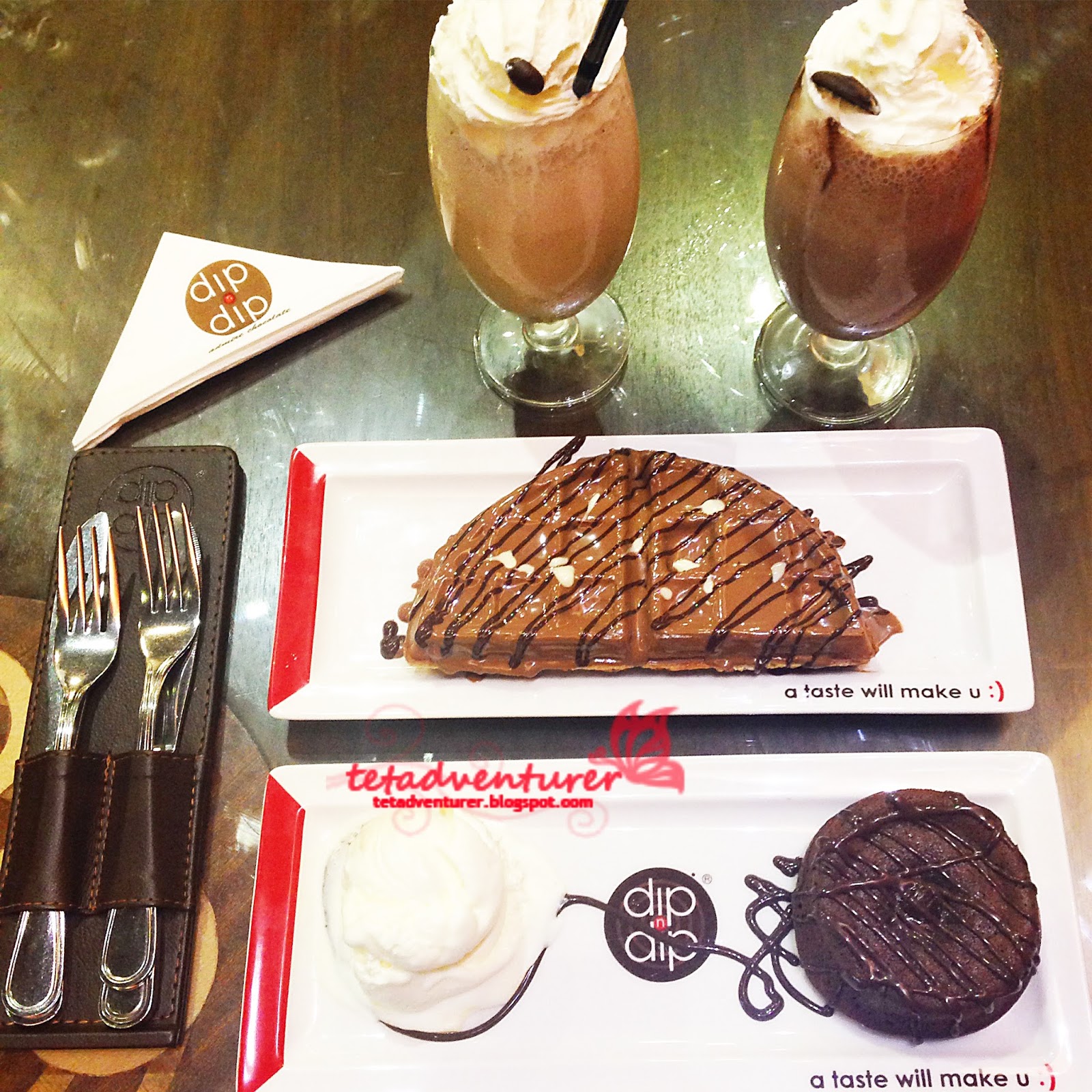 tetadventurer Chocolate Lovers Delight Dip n Dip IOI City Mall