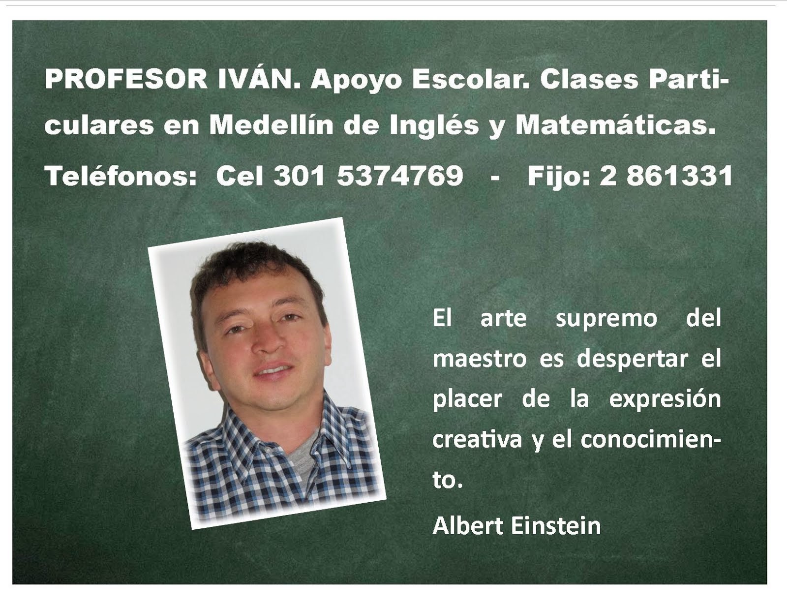 Profesor Iván en Medellín