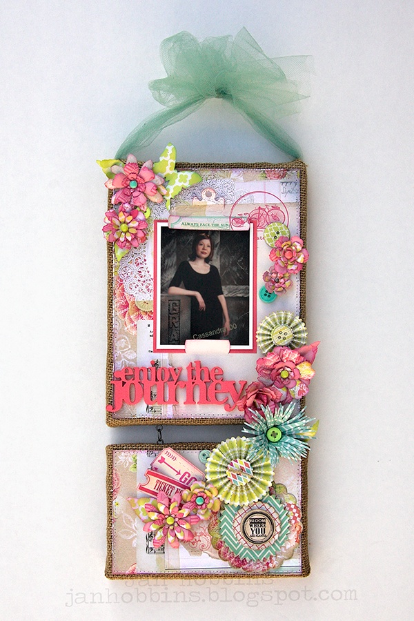 Sizzix Die Cutting Inspiration and Tips Burlap Wall Hanging