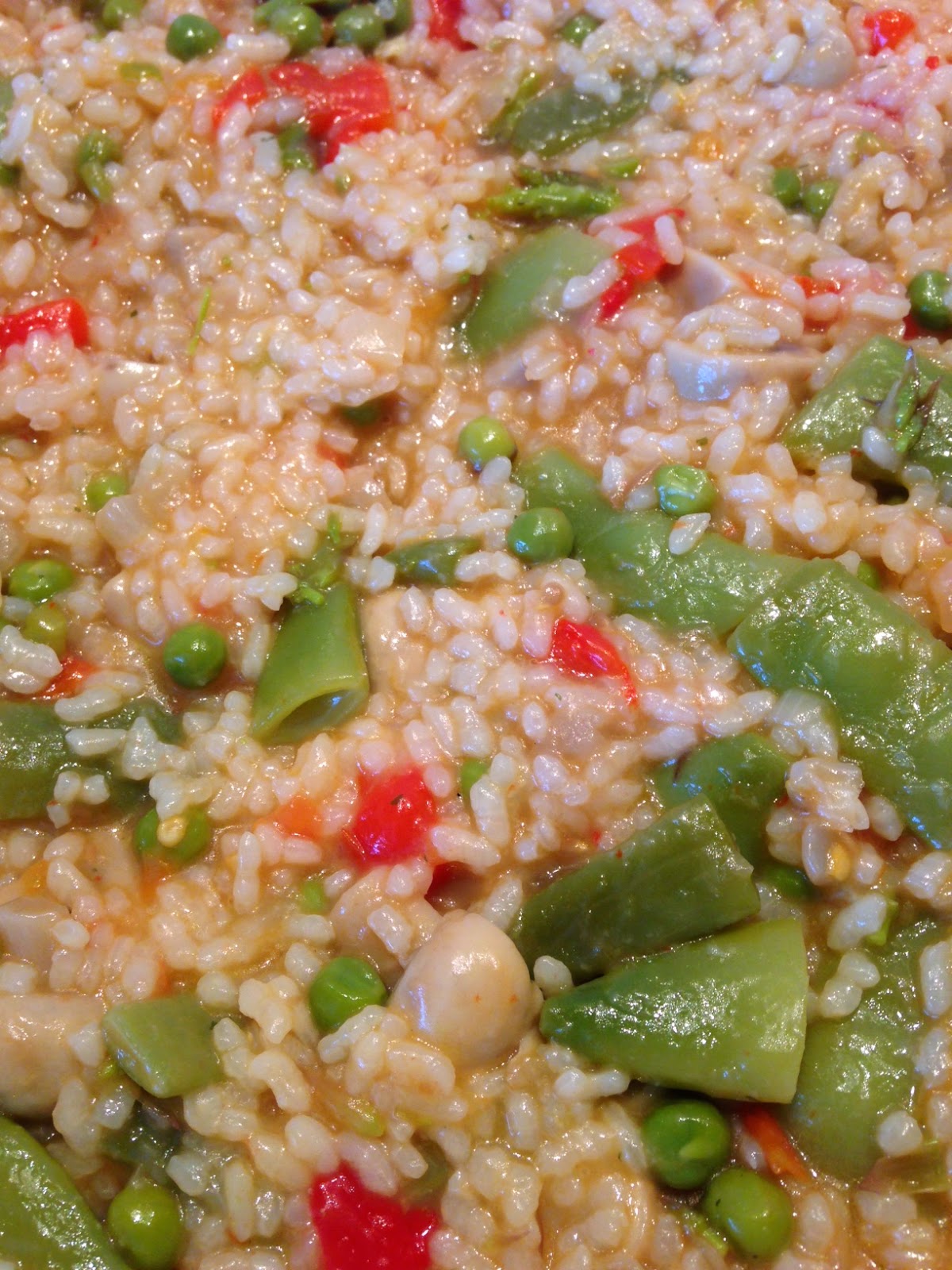 Paella de verduras