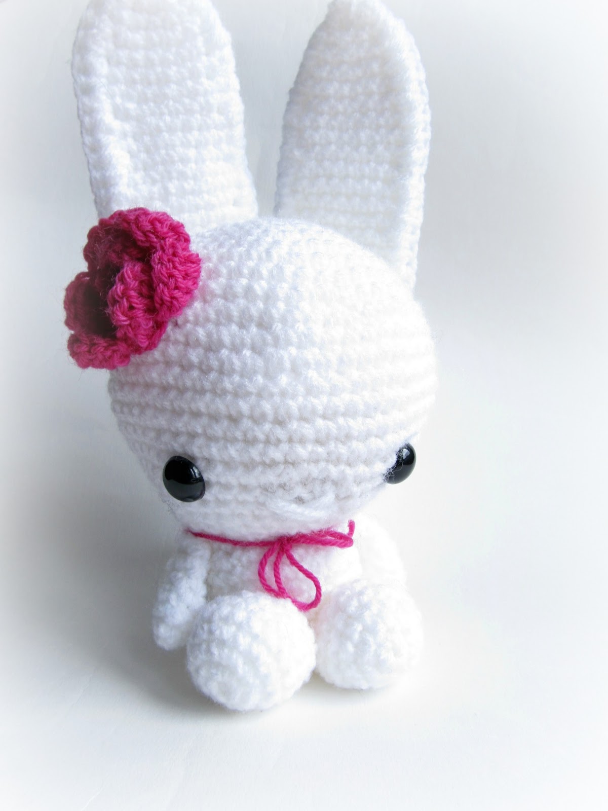 {White Amigurumi Bunny} - Little Things Blogged