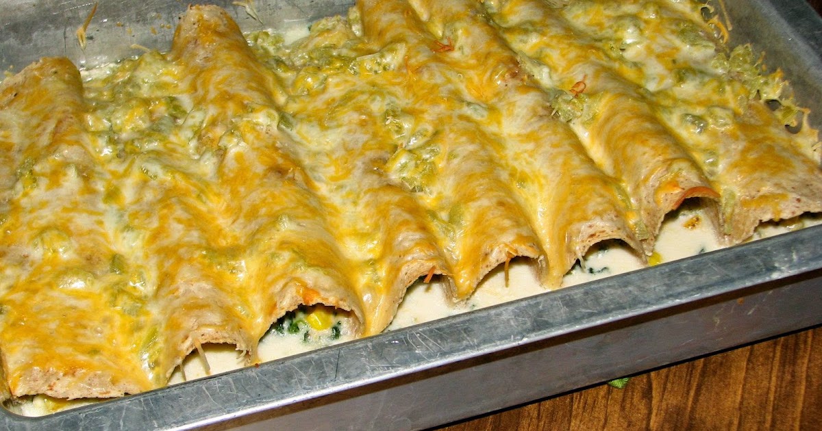 Shel's Kitchen Spinach Enchiladas