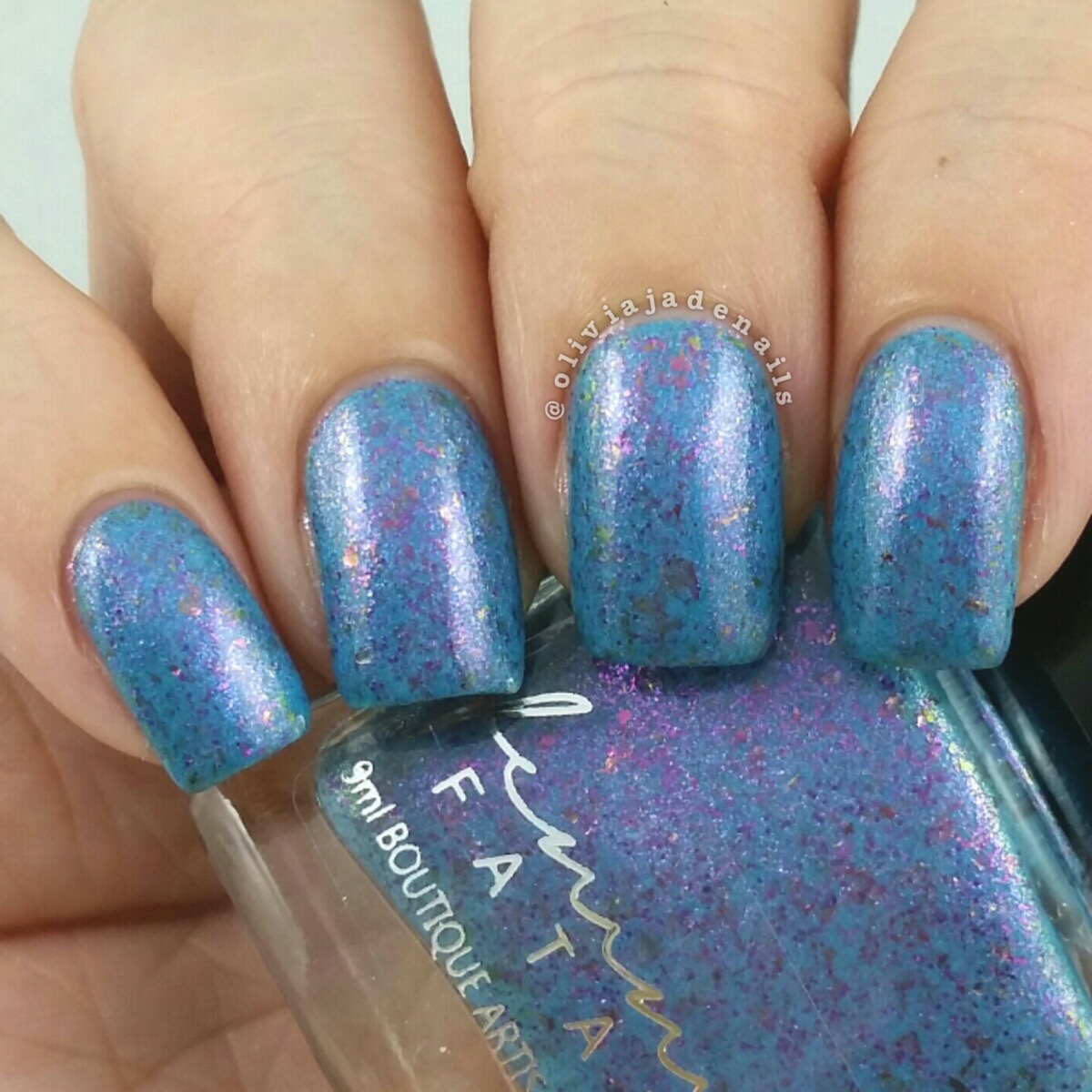 Femme Fatale Cosmetics Wonderland swatched by Olivia Jade Nails