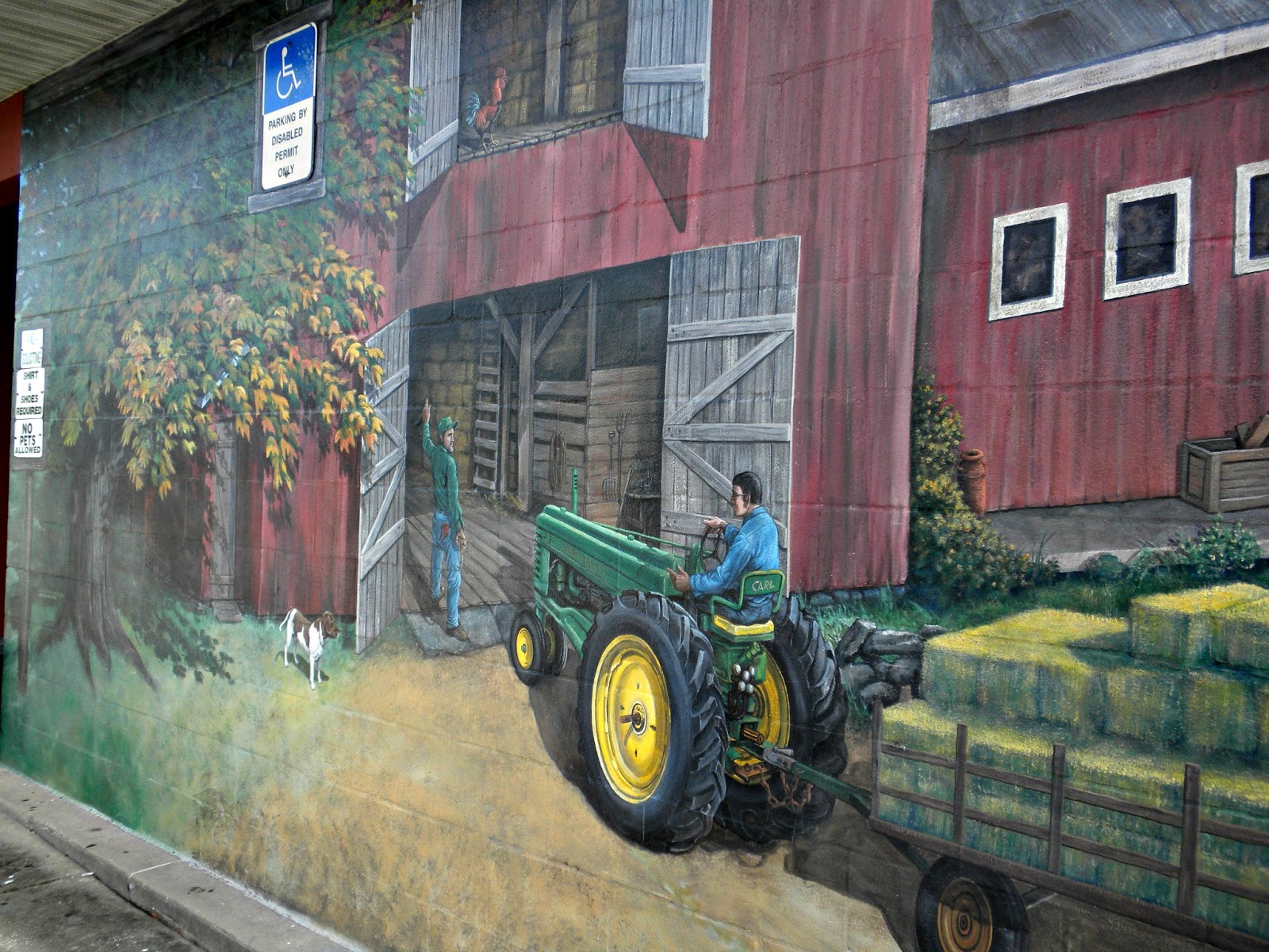 Mad Snapper Red Barn Flea Market Murals