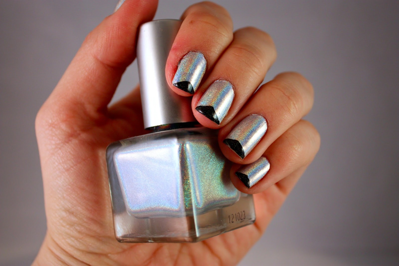 It's because I think too much Holographic Nails With Triangle Tips