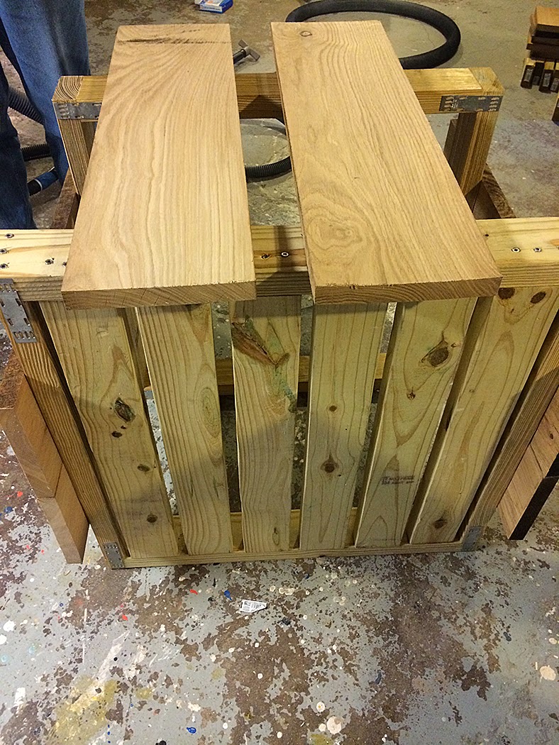 The Impatient Gardener -- DIY oak planter