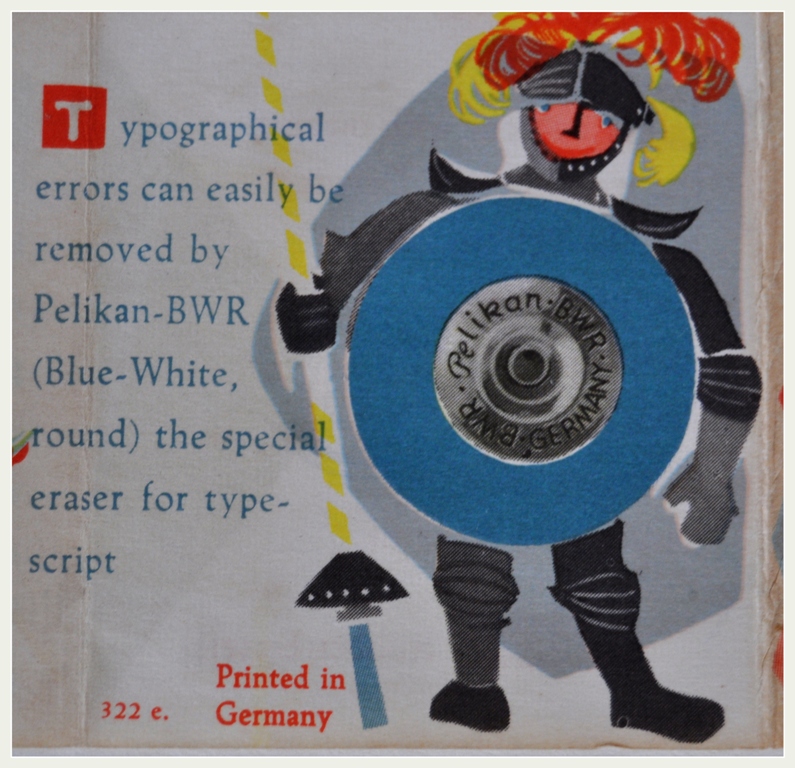 Palimpsest Pelikan erasers