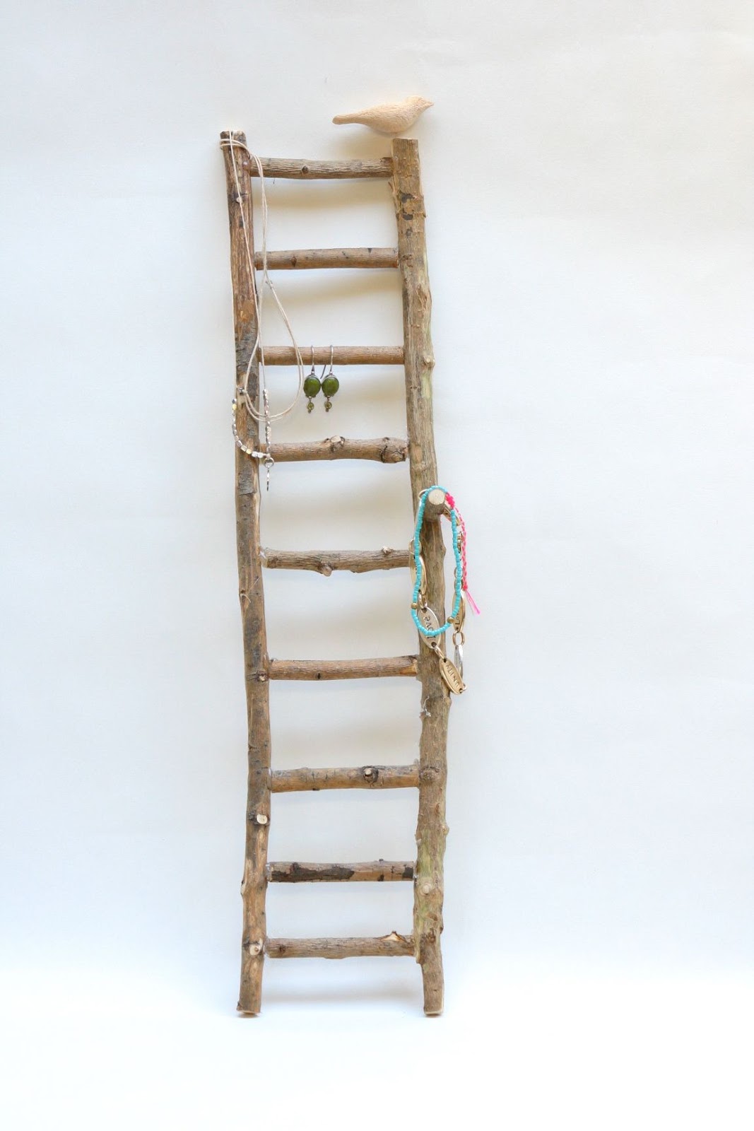 Style My Home Stick Ladder Jewelry Holder