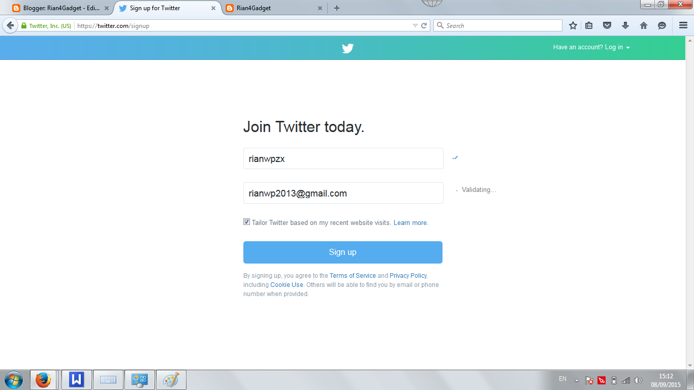 Membuat Twitter Yang Baru | cara membuat akun twitter yang baru rian4gadget Membuat Twitter Yang Baru | cara membuat akun twitter yang baru rian4gadget