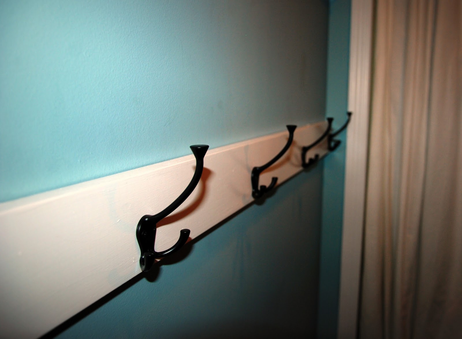 Operation Decrapification Simple Pottery Barn Inspired Coat Hooks